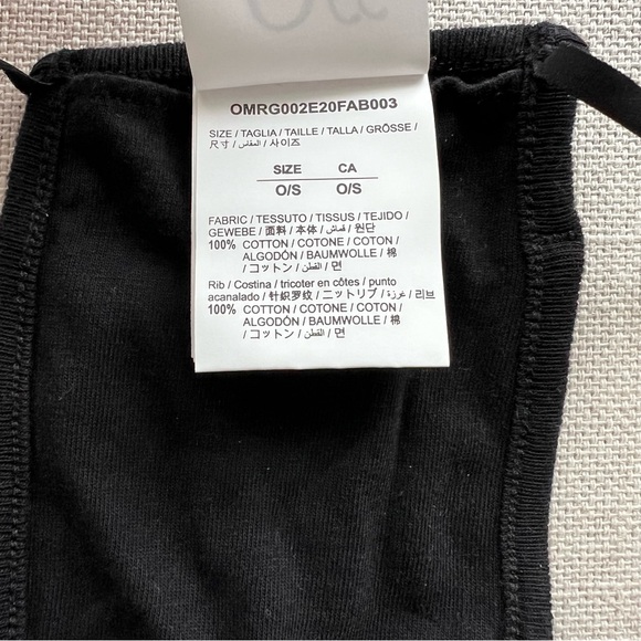 OFF-WHITE Black & White Diagonal Mask - Picture 8 of 8